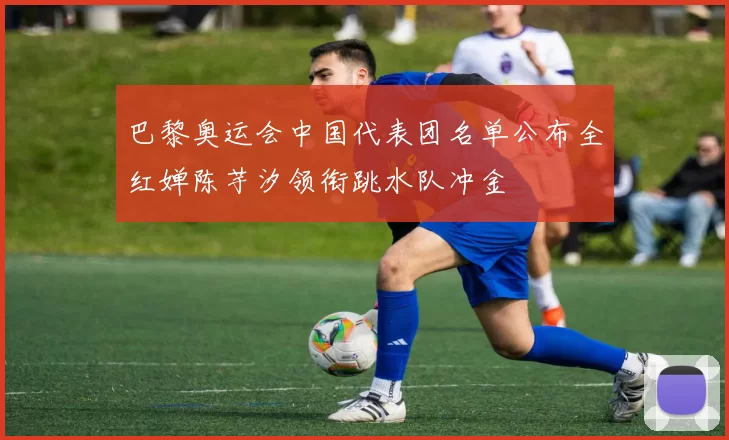 巴黎奥运会中国代表团名单公布全红婵陈芋汐领衔跳水队冲金